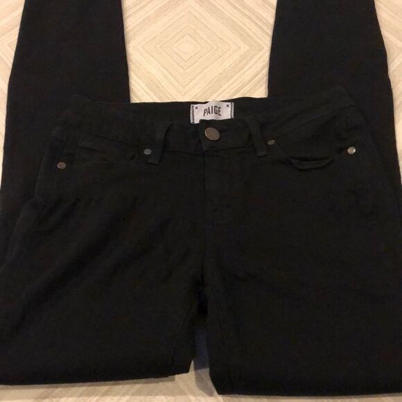 Paige Verdugo Ultra Black Soft Skinny Jeans - Picture 3 of 6